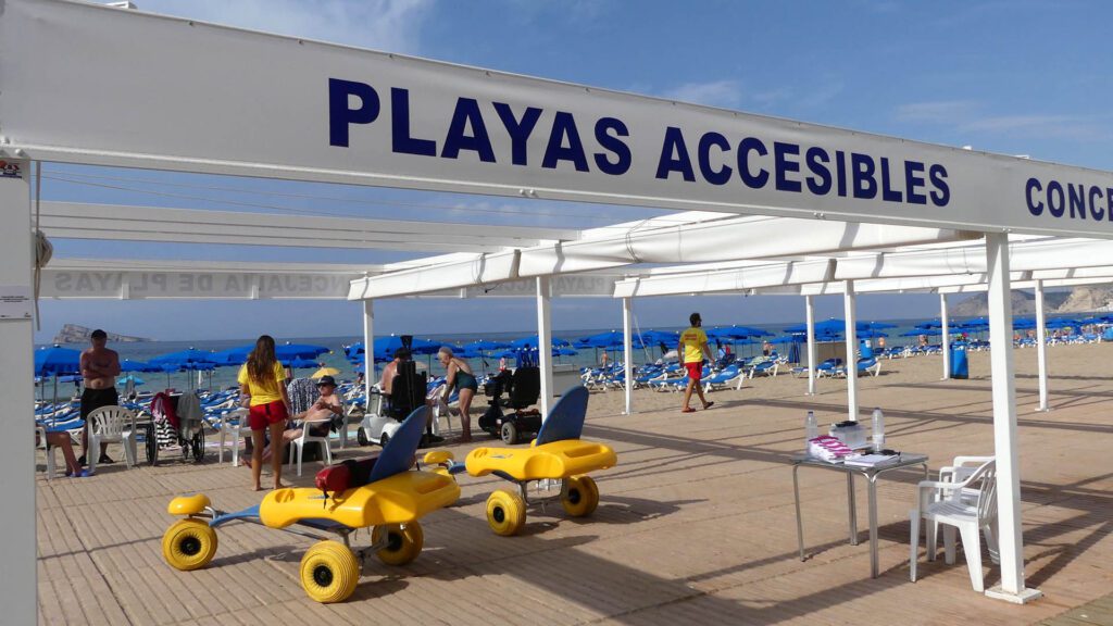 Playas accesibles - Ayuntamiento de Benidorm